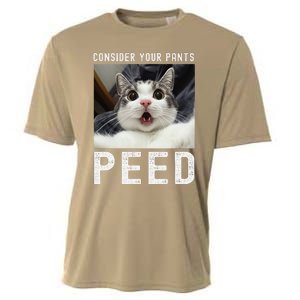 Consider Your Pants Peed Silly Cat Meme Cooling Performance Crew T-Shirt