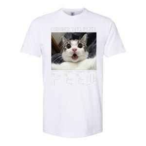 Consider Your Pants Peed Silly Cat Meme Softstyle CVC T-Shirt