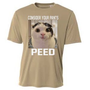 Consider Your Pants Peed Silly Cat Meme Cooling Performance Crew T-Shirt