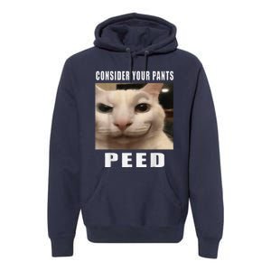 Consider Your Pants Peed Cat Funny Premium Hoodie