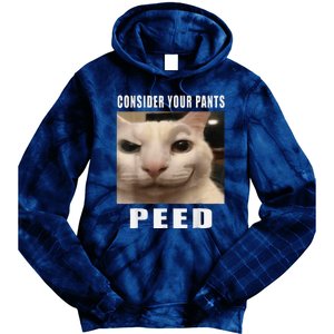 Consider Your Pants Peed Cat Funny Tie Dye Hoodie