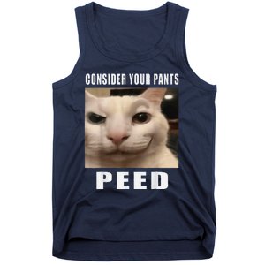 Consider Your Pants Peed Cat Funny Tank Top