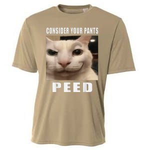 Consider Your Pants Peed Cat Funny Cooling Performance Crew T-Shirt