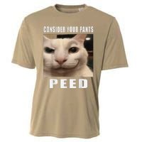 Consider Your Pants Peed Cat Funny Cooling Performance Crew T-Shirt