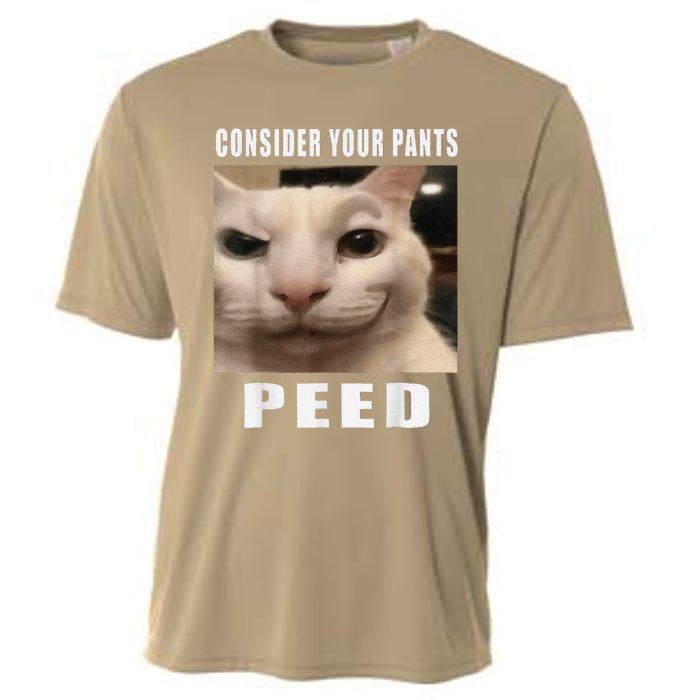 Consider Your Pants Peed Cat Funny Cooling Performance Crew T-Shirt