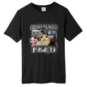 Consider Your Pants Peed Meme Silly Cat Go Hard Cat Lover Tall Fusion ChromaSoft Performance T-Shirt