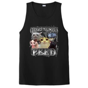 Consider Your Pants Peed Meme Silly Cat Go Hard Cat Lover PosiCharge Competitor Tank