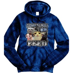 Consider Your Pants Peed Meme Silly Cat Go Hard Cat Lover Tie Dye Hoodie