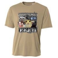 Consider Your Pants Peed Meme Silly Cat Go Hard Cat Lover Cooling Performance Crew T-Shirt