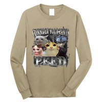 Consider Your Pants Peed Meme Silly Cat Go Hard Cat Lover Long Sleeve Shirt