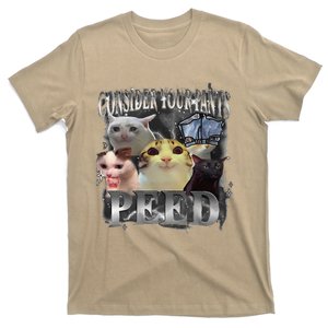 Consider Your Pants Peed Meme Silly Cat Go Hard Cat Lover T-Shirt