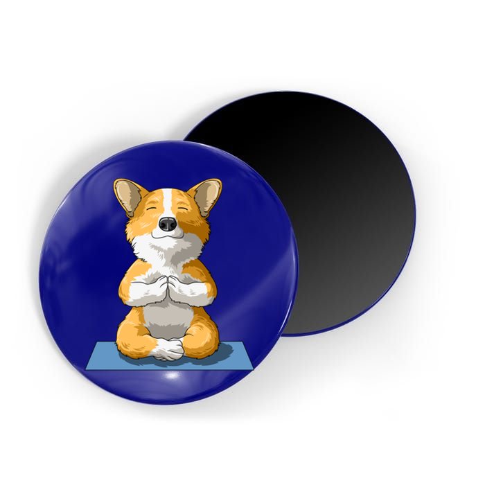 Corgi Yoga Pose Dog Pembroke Welsh Corgi Lovers Owners Gift Magnet