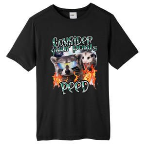 Consider Your Pants Peed Silly Racoon Meme Cute Tall Fusion ChromaSoft Performance T-Shirt