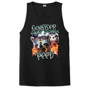 Consider Your Pants Peed Silly Racoon Meme Cute PosiCharge Competitor Tank