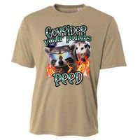 Consider Your Pants Peed Silly Racoon Meme Cute Cooling Performance Crew T-Shirt