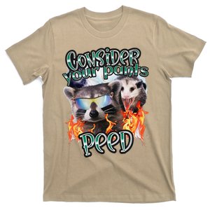 Consider Your Pants Peed Silly Racoon Meme Cute T-Shirt