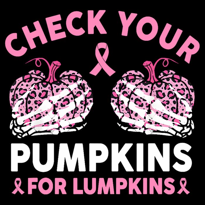 Check Your Pumpkins Breast Cancer Awareness Halloween Women Bucket Hat
