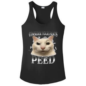 Consider Your Pants Peed Silly Cat Meme Ladies PosiCharge Competitor Racerback Tank