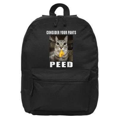 Consider Your Pants Peed Silly Meme 16 in Basic Backpack