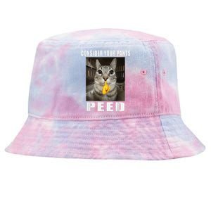 Consider Your Pants Peed Silly Meme Tie-Dyed Bucket Hat