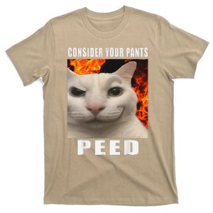 Consider Your Pants Peed Silly Cat Meme T-Shirt