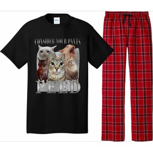 Consider Your Pants Peed Funny Weird Silly Cat Meme Pajama Set