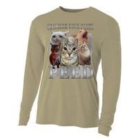 Consider Your Pants Peed Funny Weird Silly Cat Meme Cooling Performance Long Sleeve Crew