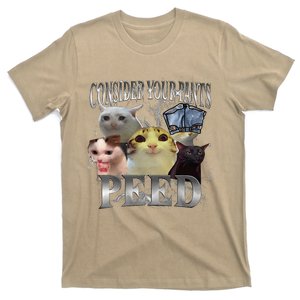 Consider Your Pants Peed Funny Cat Meme Bootleg T-Shirt