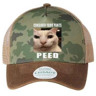 Consider Your Pants Peed Cat Funny Legacy Tie Dye Trucker Hat