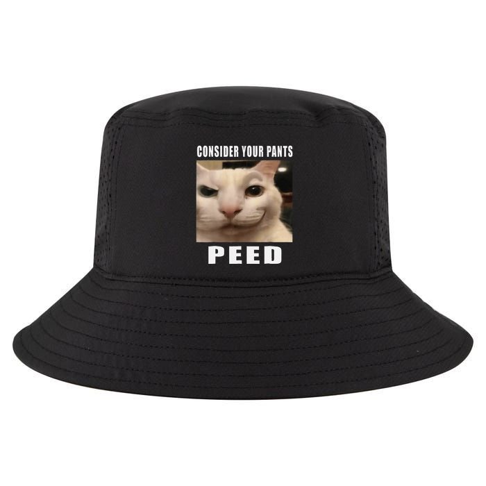 Consider Your Pants Peed Cat Funny Cool Comfort Performance Bucket Hat