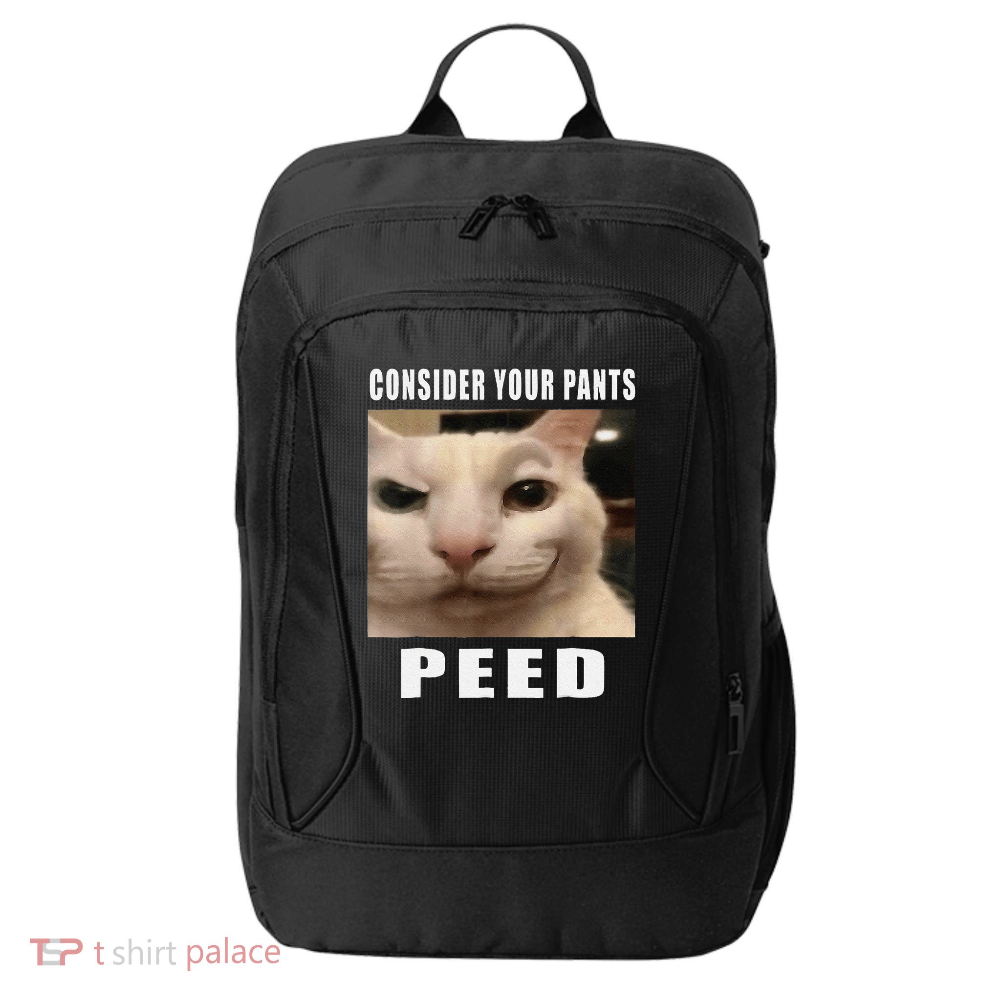 Consider Your Pants Peed Cat Funny City Backpack