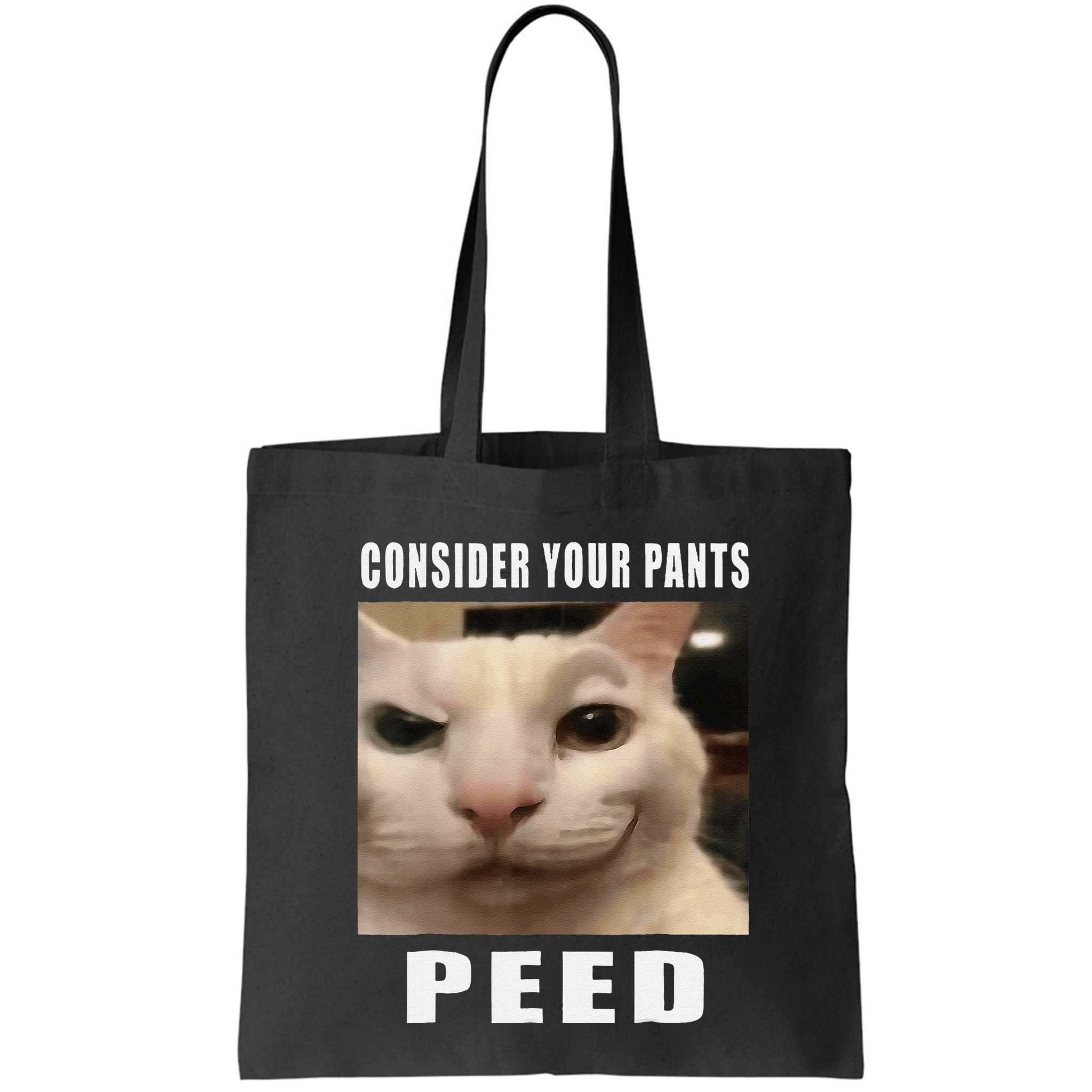 Consider Your Pants Peed Cat Funny Bag
