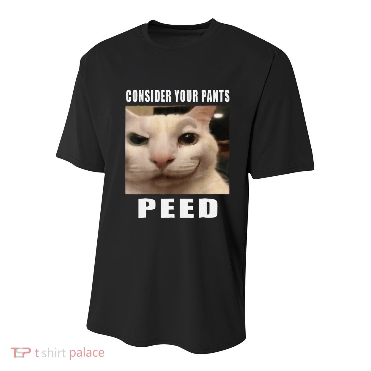 Consider Your Pants Peed Cat Funny Youth Performance Sprint T-Shirt