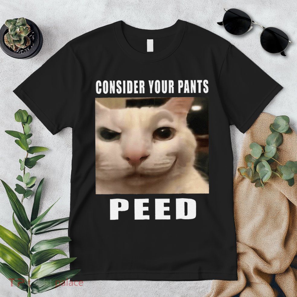 Consider Your Pants Peed Cat Funny Premium T-Shirt