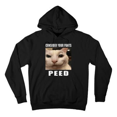 Consider Your Pants Peed Cat Funny Tall Hoodie