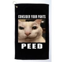 Consider Your Pants Peed Cat Funny Golf Towel