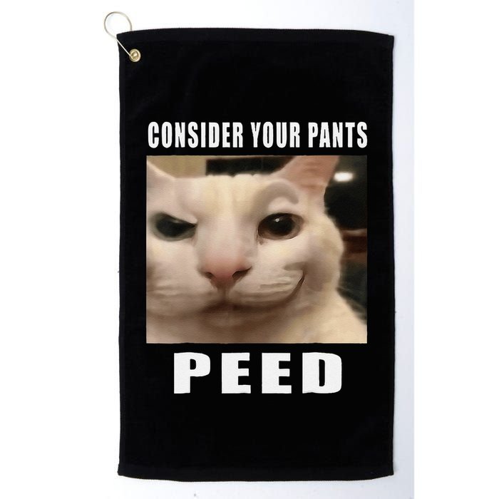 Consider Your Pants Peed Cat Funny Golf Towel