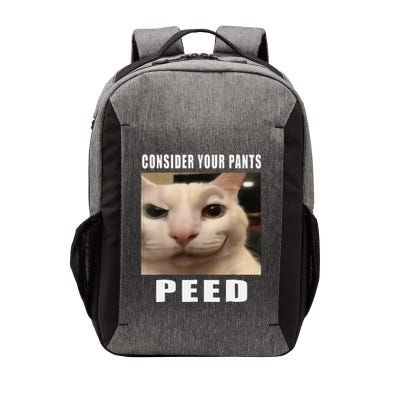 Consider Your Pants Peed Cat Funny Vector Backpack