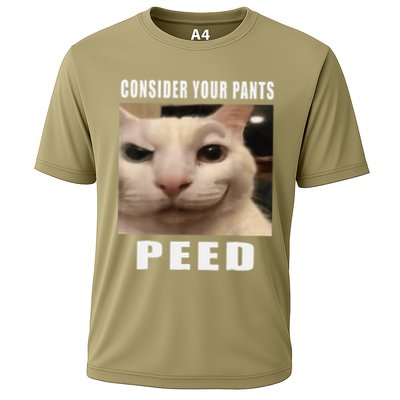Consider Your Pants Peed Cat Funny Performance Shirt