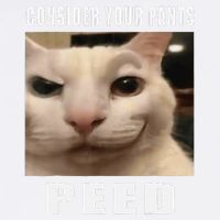 Consider Your Pants Peed Cat Funny Garment-Dyed Sweatshirt