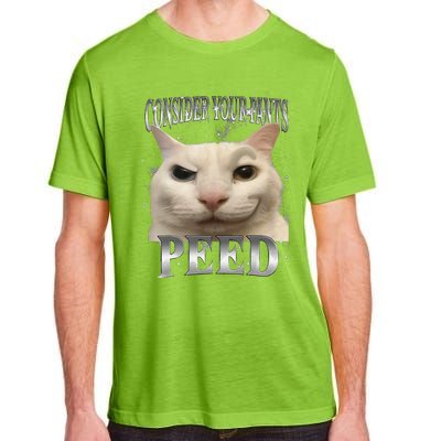 Consider Your Pants Peed Silly Cat Meme Adult ChromaSoft Performance T-Shirt