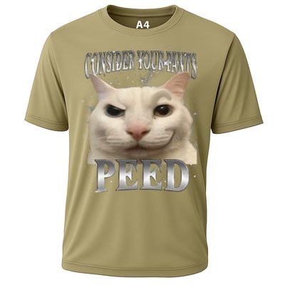 Consider Your Pants Peed Silly Cat Meme Cooling Performance Crew T-Shirt