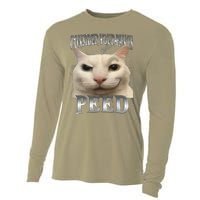 Consider Your Pants Peed Silly Cat Meme Cooling Performance Long Sleeve Crew