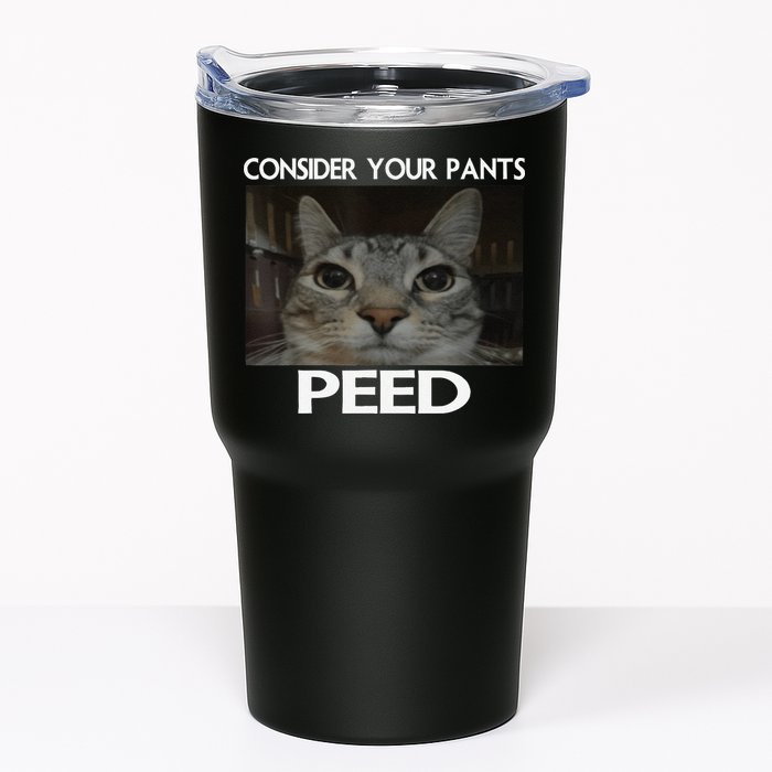 Consider Your Pants Peed Cat Funny Silly Cat Meme Tumbler
