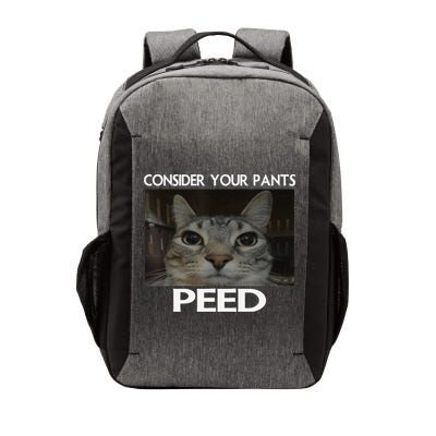 Consider Your Pants Peed Cat Funny Silly Cat Meme Vector Backpack