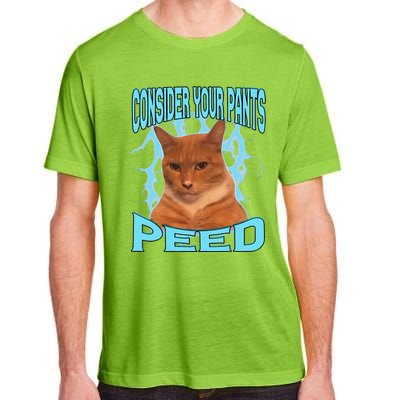 Consider Your Pants Peed Silly Cat Meme Adult ChromaSoft Performance T-Shirt