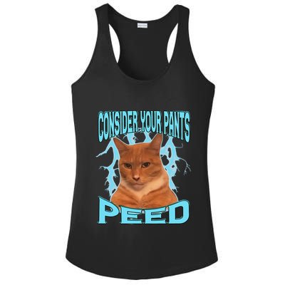 Consider Your Pants Peed Silly Cat Meme Ladies PosiCharge Competitor Racerback Tank