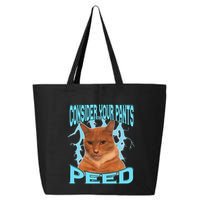 Consider Your Pants Peed Silly Cat Meme 25L Jumbo Tote