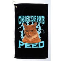 Consider Your Pants Peed Silly Cat Meme Golf Towel