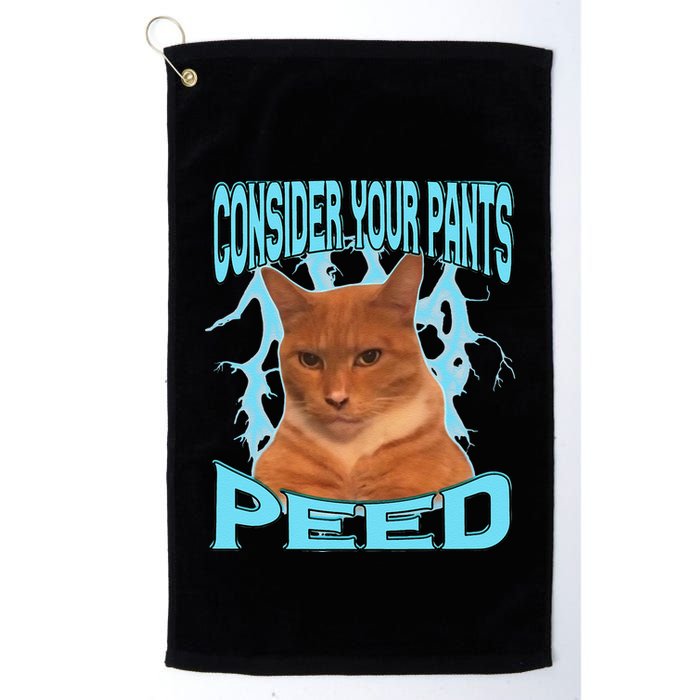 Consider Your Pants Peed Silly Cat Meme Golf Towel